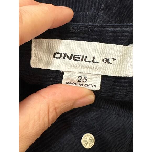 O'Neill blue corduroy shorts size Junior 25 - Picture 3 of 12